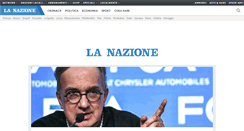 Desktop Screenshot of lanazione.it