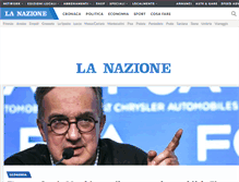 Tablet Screenshot of lanazione.it